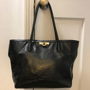 DKNY croc-embossed print tote